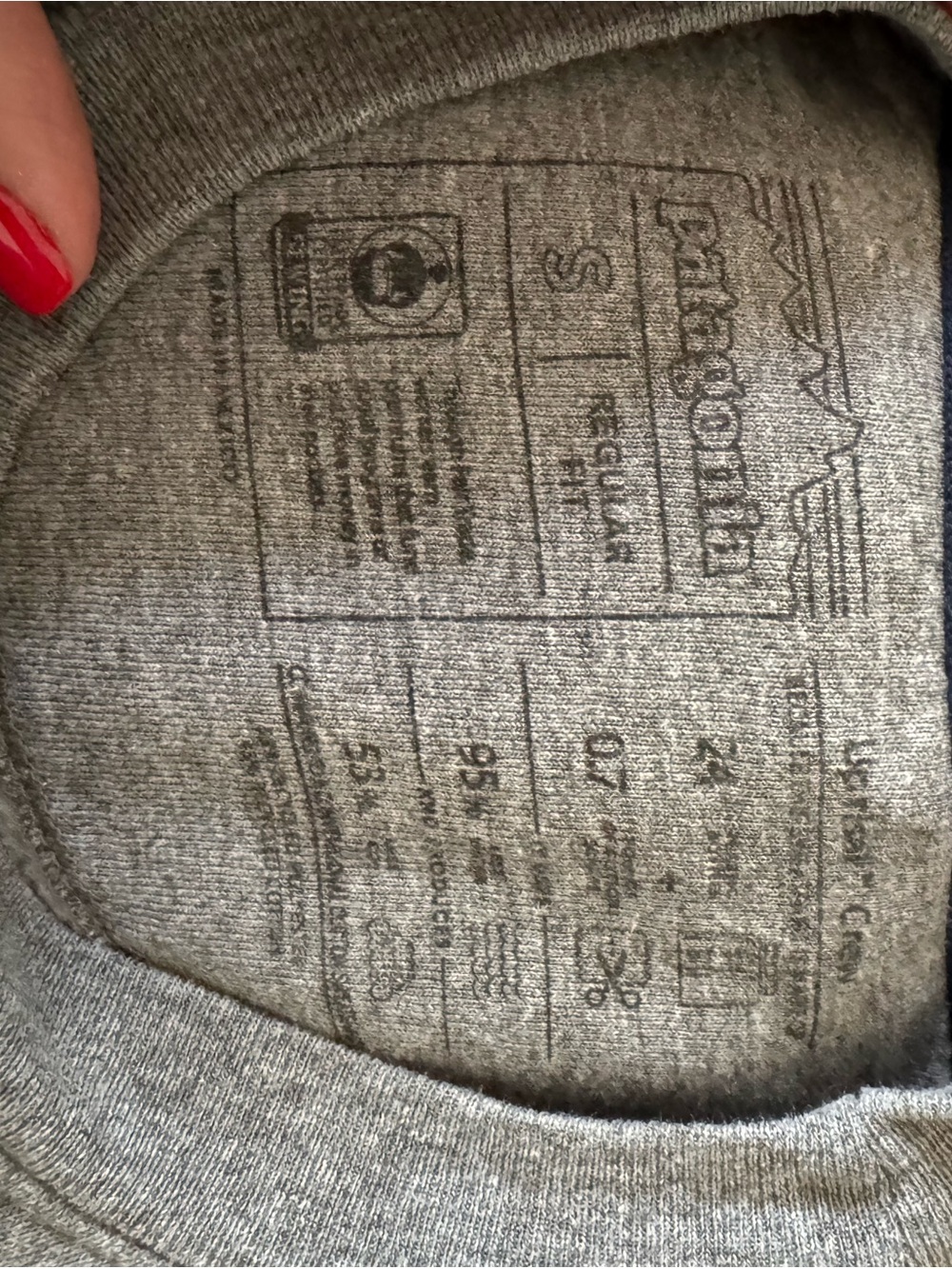 Patagonia Gray Crewneck Sweatshirt with Logo Patch - Picture 3 of 3